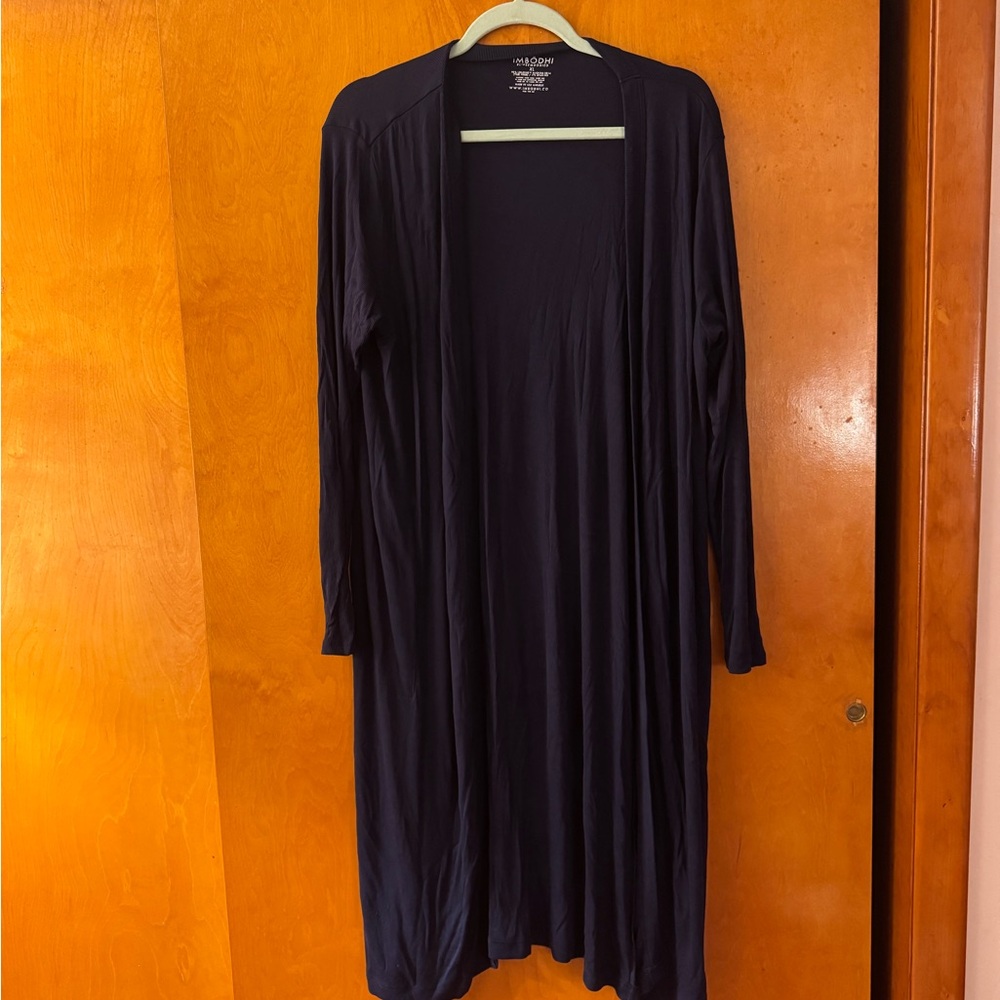 Imbodhi duster ribbed navy